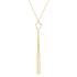 Colier argint placat cu aur galben cu oval si lantisoare DiAmanti Z1958NG-DIA (Argint 925‰ 2 g.)